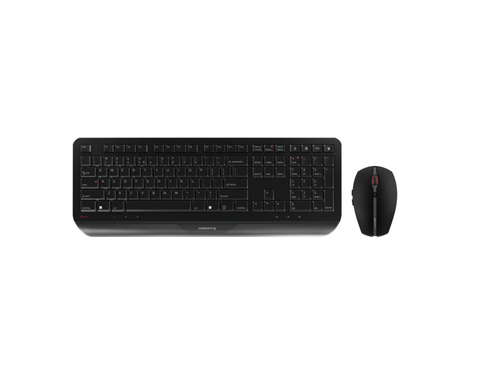 Cherry Gentix Desktop bežična tipkovnica + miš, USB, crna