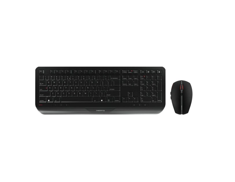 Cherry Gentix Desktop bežična tipkovnica + miš, USB, crna