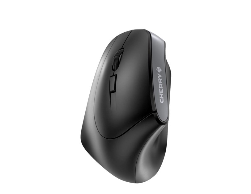 Cherry MW 4500 bežični ergonomski optički miš za ljevake, crni