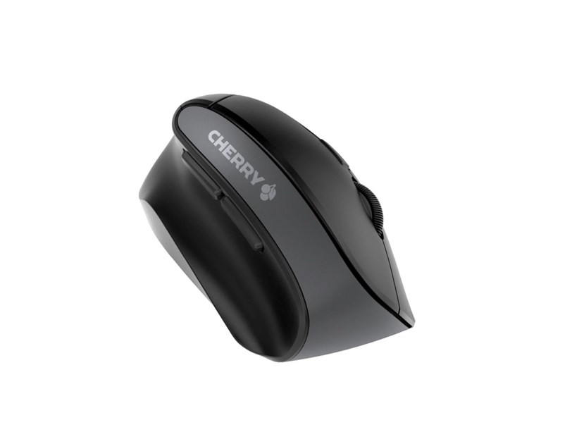 Cherry MW 4500 bežični ergonomski optički miš za ljevake, crni