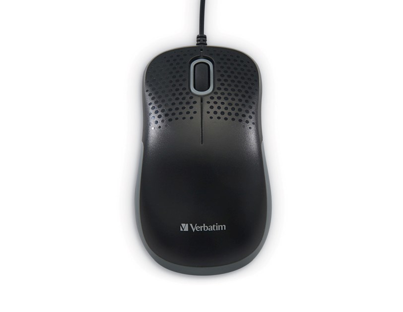 Verbatim Silent optički miš, 1000dpi, USB, crni