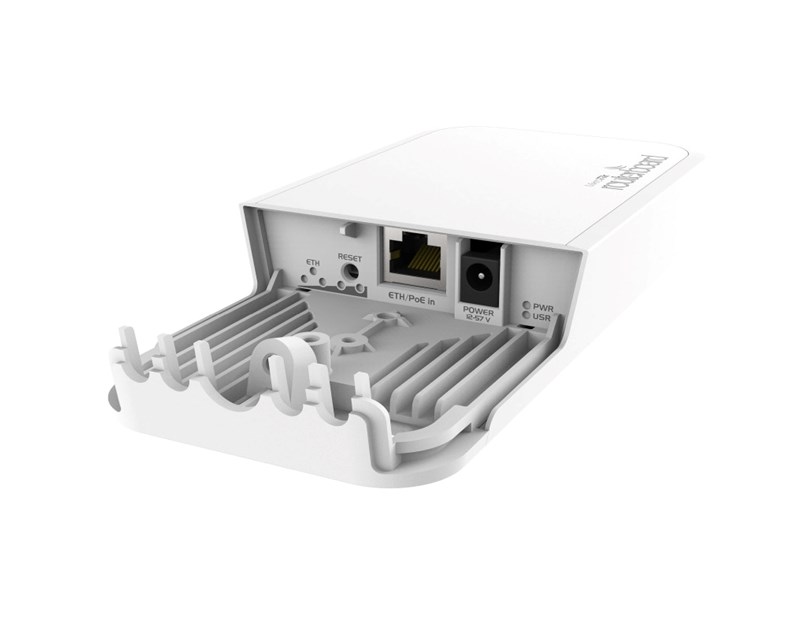 Mikrotik RBwAPG-60ad kit, Phase array 60° 60GHz antena, 802.11ad wireless, 716MHz CPU, 256MB RAM, 1×Gigabit LAN, RouterOS L3, POE, PSU