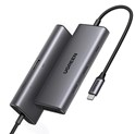 UGREEN 7-portni USB-C HUB 2x USB-A 3.2, 1xUSB-C, 1xUSB-C PD, 1xHDMI 4K 30Hz, 1xSD, 1xTF, sivi
