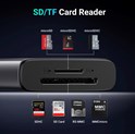 UGREEN 7-portni USB-C HUB 2x USB-A 3.2, 1xUSB-C, 1xUSB-C PD, 1xHDMI 4K 30Hz, 1xSD, 1xTF, sivi