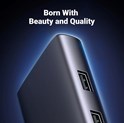 UGREEN 7-portni USB-C HUB 2x USB-A 3.2, 1xUSB-C, 1xUSB-C PD, 1xHDMI 4K 30Hz, 1xSD, 1xTF, sivi
