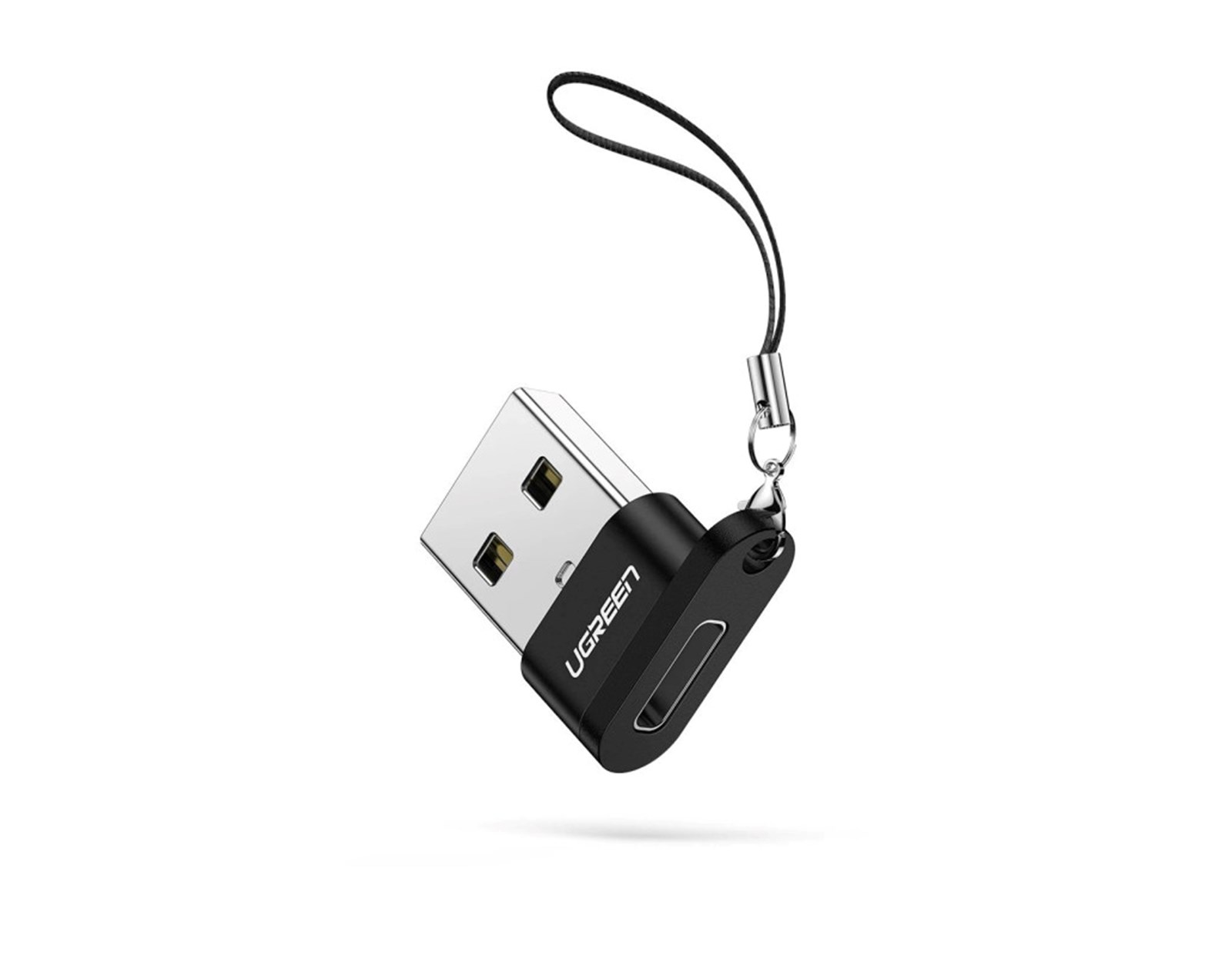 UGREEN adapter USB-C 3.1 (Ž) na USB-A 2.0 (M), crni