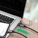 UGREEN adapter USB-C 3.1 (Ž) na USB-A 2.0 (M), crni