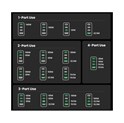 UGREEN Nexode Pro zidni punjač 160W, 3×USB-C/1×USB-A, USB-C kabel, GaN, sivi