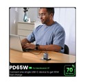 UGREEN Nexode Pro zidni punjač 65W, 2x USB-C, USB-A, USB-C kabel, GaN, sivi