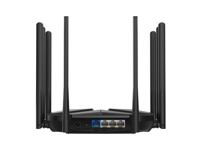 Mercusys MR90X AX600 bežični usmjerivač (Dual-Band WiFi 6 Router) 1148Mbps/4804Mbps (2.4GHz/5GHz),802.11ax/ac/a/b/g/n, 2×G-LAN, 1×G-WAN, 1× 2.5 Gbps WAN/LAN, 8x dBi fiksne omni-direkcione antene