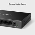 Mercusys 8-Port Gigabit Desktop preklopnik (Switch) 8×10/100/1000Mbps, Plug & Play, Auto-Negotiation, Auto-MDI/MDIX, metalno kučište 