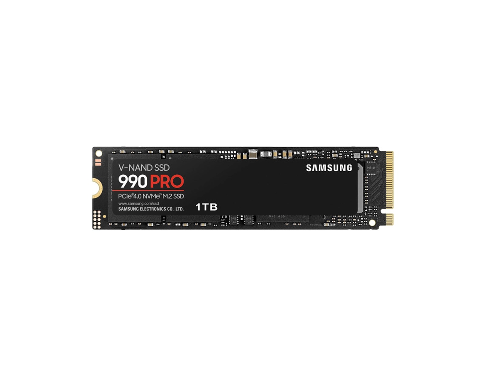 Samsung 990 Pro 1TB NVMe PCIe 4.0 M.2 SSD, R/W: 7450/6900 MB/s (MZ-V9P1T0BW)