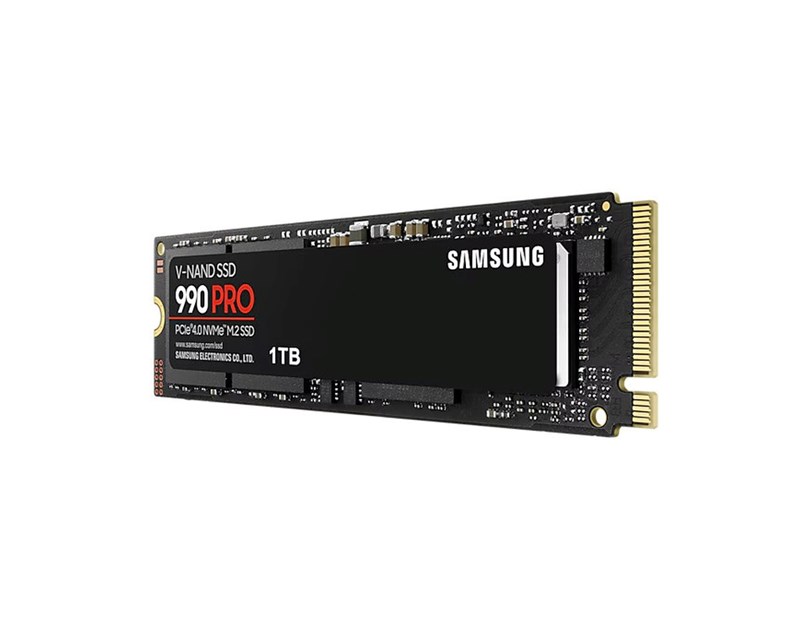 Samsung 990 Pro 1TB NVMe PCIe 4.0 M.2 SSD, R/W: 7450/6900 MB/s (MZ-V9P1T0BW)