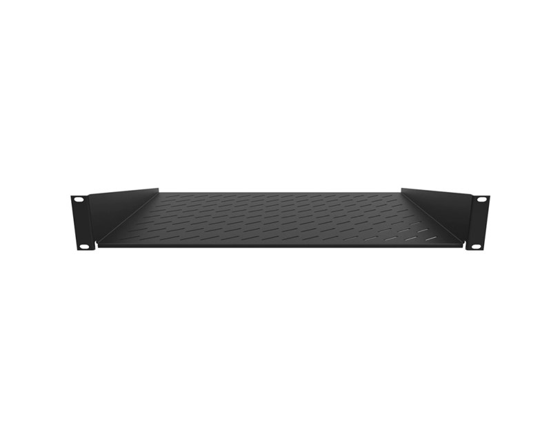Canovate 19" 1U Cantilever konzolna polica, pričvršćenje prednjim vijcima d=450mm, nosivost 15-25 kg (CCA-9-1001-02)