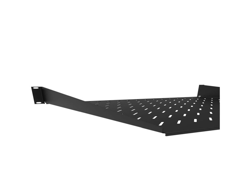 Canovate 19" 1U Cantilever konzolna polica, pričvršćenje prednjim vijcima d=350mm, nosivost 15-25 kg (CCA-9-1001-05)