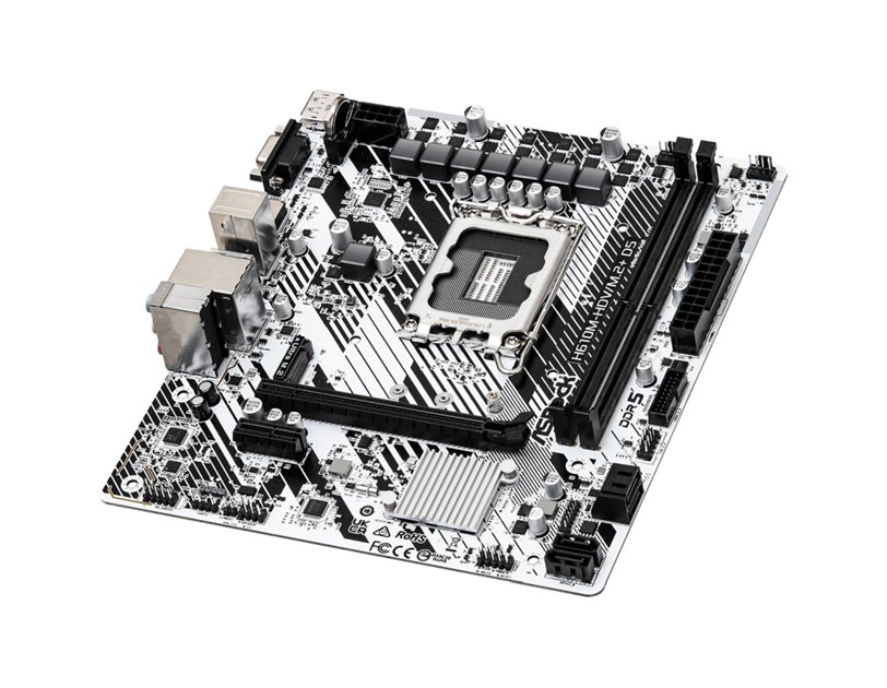 ASRock MB H610M-HDV/M.2+, S.1700, DDR5/5600MHz, PCIe 4.0, G-LAN, VGA/DP/HDMI, mATX