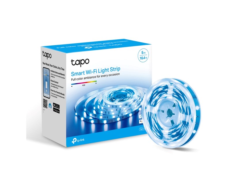 TP-Link Tapo L900-5 Smart Wi-Fi Light Strip, 5m, 13.5 W, dimabilna, glasovna kontrola, multicolor