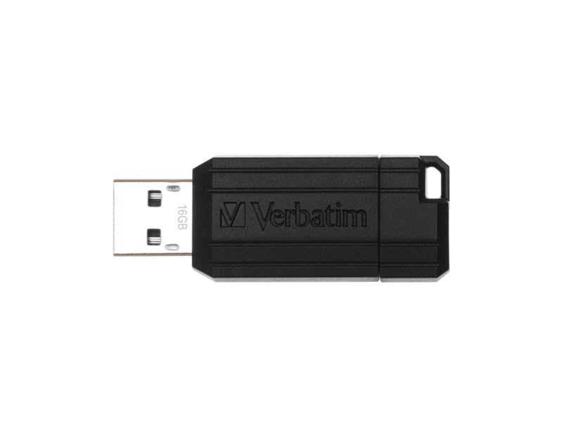 Verbatim USB2.0 PinStripe 64GB, crni