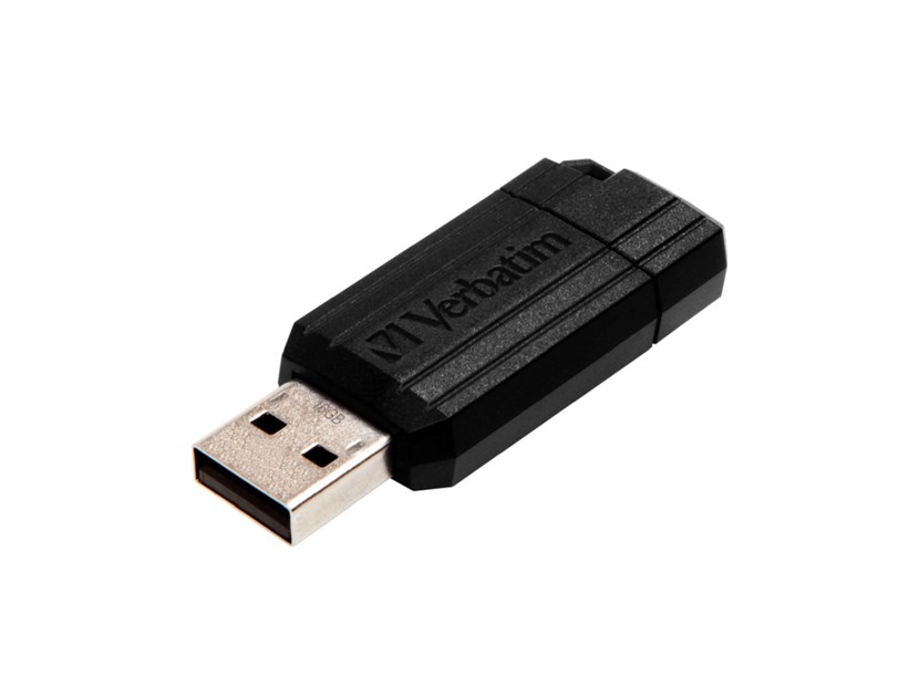 Verbatim USB2.0 PinStripe 64GB, crni