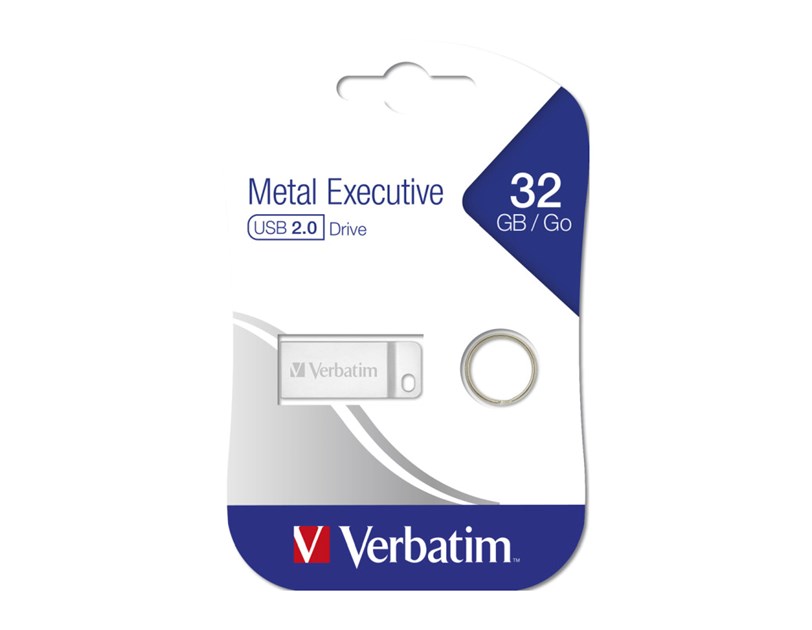 Verbatim USB2.0 Store'n'Go Metal Executive 32GB, srebrni