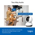 TP-Link Tapo C220 AI kamera 2K QHD, H.264, 360°/114° Pan/Tilt, Advanced Night Vision, microSD, dvosmjerni audio, AI detekcija pokreta, Wi-Fi, Tapo app