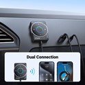 UGREEN bežični Audio receiver, Bluetooth, USB, 3.5mm, crni