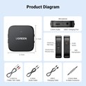 UGREEN Bežični Bežični Audio transmiter i receiver, Bluetooth, crni