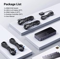 UGREEN KWM switch 3x HDMI, 2x USB-C, 3x USB-A,2x USB-B