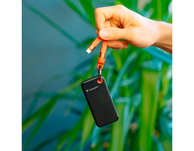 Verbatim Pocket 1TB SSD vanjski disk, USB 3.2 Gen2, Black/Orange
