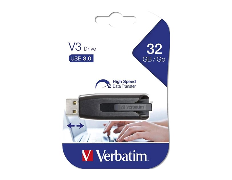 Verbatim V3 32GB USB3.2 Gen1, crni