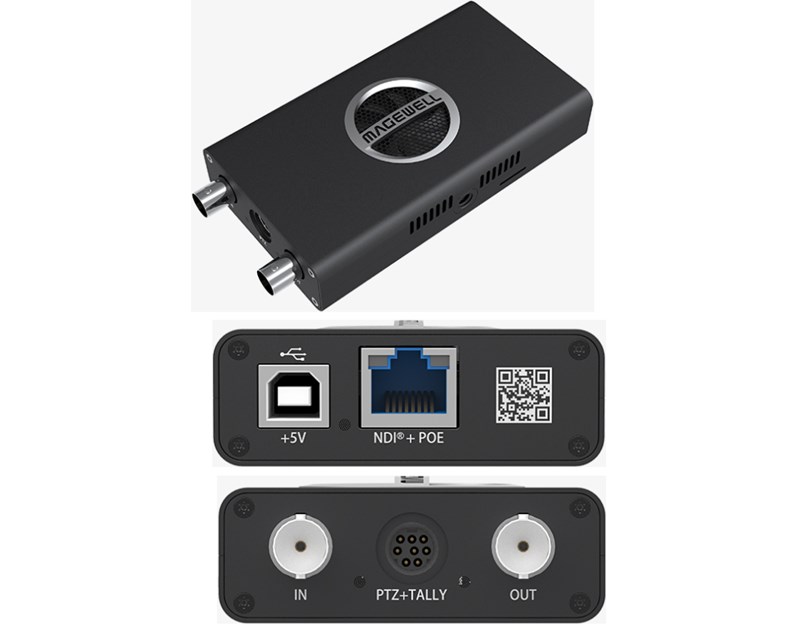 Magewell Pro Convert SDI Plus, standalone box for converting one-channel 3G SDI into NDI stream, loop though (64040 (EU))