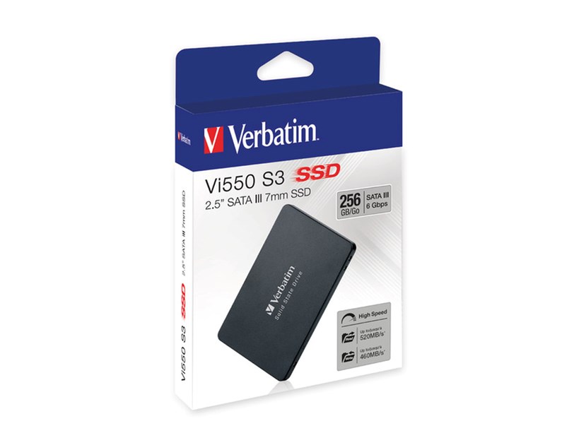 Verbatim Vi550 S3 256GB SSD SATA3 TLC, 2.5"