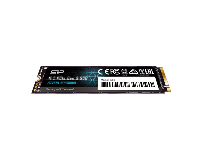 Silicon Power A60 256GB SSD M.2 2280 PCIe NVMe Gen3x4 