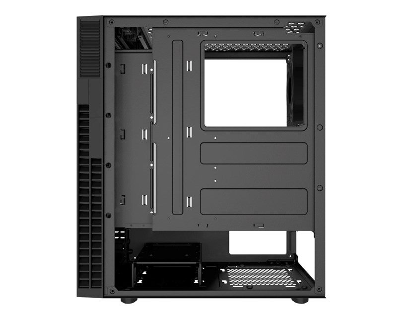 Bit Force SHADE AW-1 Gaming Midi Tower ATX kućište bez napajanja, crno