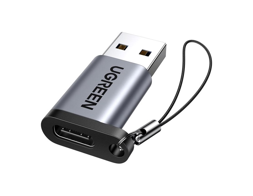 UGREEN adapter USB 3.1 C (Ž) na USB-A 3.0 (M), sivi
