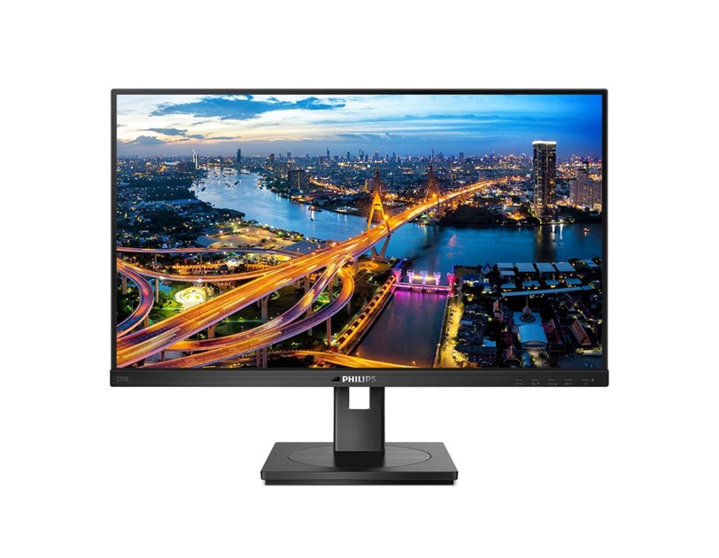 Philips 24" 245B1/00 QHD (2560×1440) IPS, Pivot, 75Hz, 16:9, 4ms, 250 cd/m2, 1000:1, 1xDVI-D/DP/HDMI, 4xUSB-A, pivot, crni