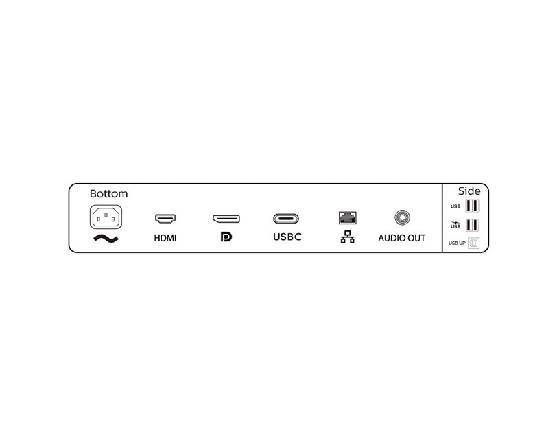 Philips 34" 346B1C/00 WQHD (3440×1440) zakrivljeni VA, 100Hz, 21:9, 5ms, 300cd/m2, 3000:1, HDMI/DP, 4×USB-A, 1xUSB-C, MultiView, zvučnici, crni