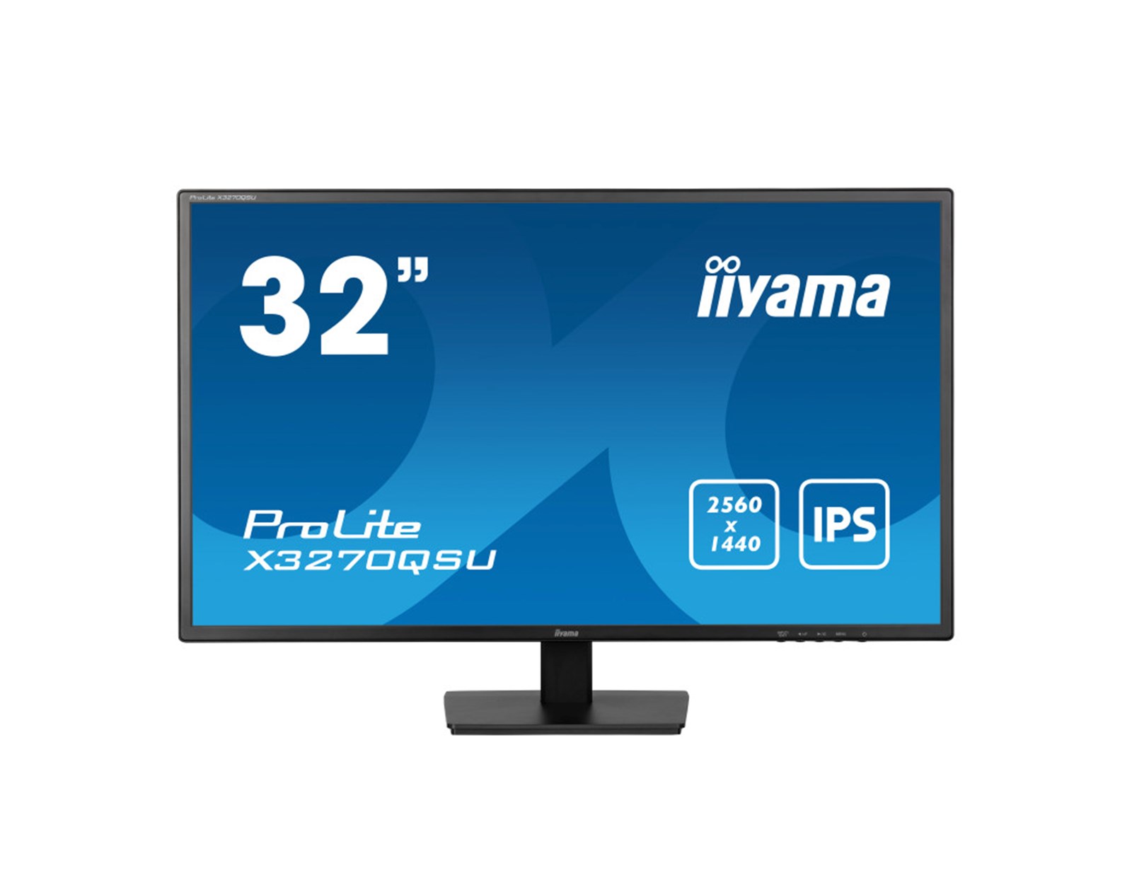 IIYAMA 32" X3270QSU-B1 WQHD (2560x1440) IPS, 100Hz, 16:9, 3ms, 250 cd/m2, 1200:1, 1xHDMI/DP, 3xUSB-A, zvučnici, crni