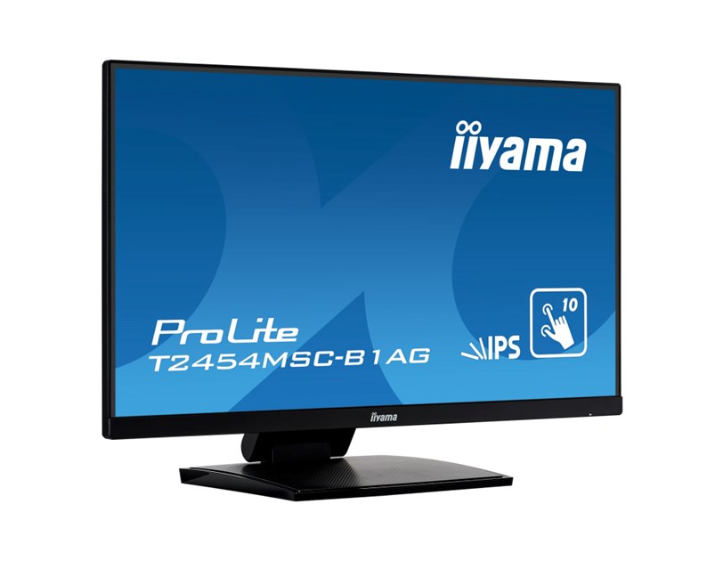 IIYAMA 24" T2454MSC-B1AG Touchscreen FHD (1920×1080) IPS LED, 16:9, 250 cd/m2, 1000:1, 1xVGA, 1xHDMI, 3xUSB-A, zvučnici, crni 