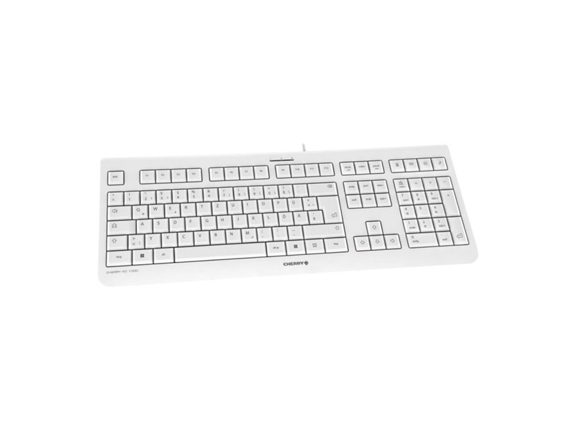Cherry KC 1000 tipkovnica, USB, bijela