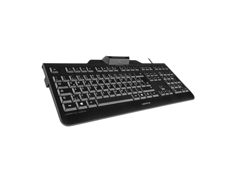 Cherry KC 1000SC tipkovnica sa čitačem Smart kartica, USB, crna