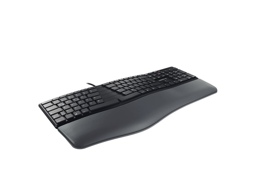 Cherry KC 4500 ergonomska tipkovnica, USB, crna
