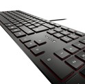 Cherry KC 6000 Slim tipkovnica, USB, crna
