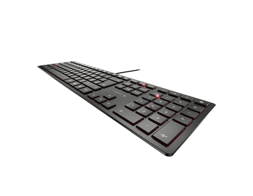 Cherry KC 6000 Slim tipkovnica, USB, crna