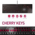 Cherry KC 6000 Slim tipkovnica, USB, crna
