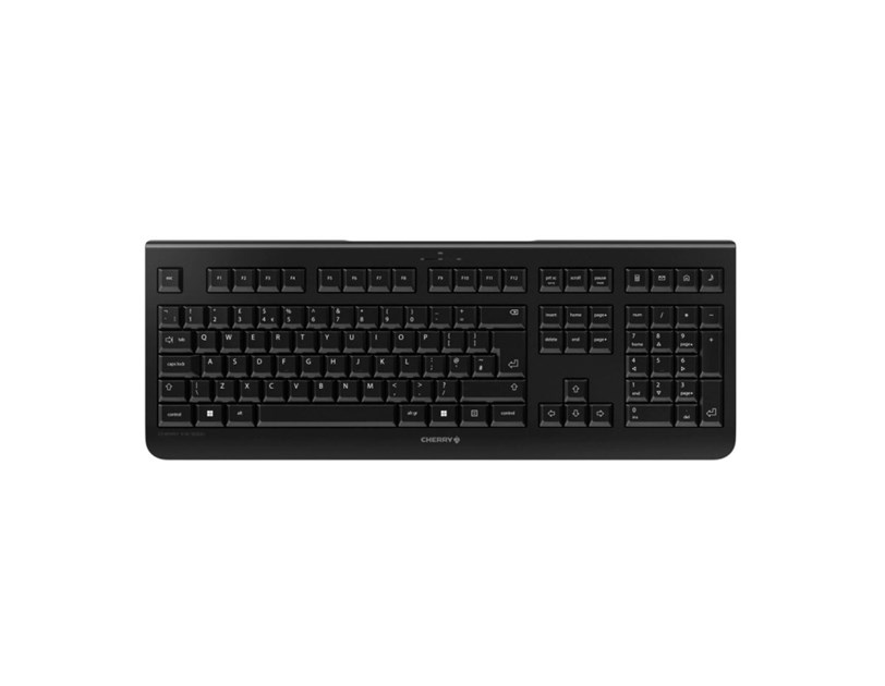 Cherry KW 3000 tiha bežična tipkovnica, crna