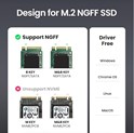 UGREEN vanjsko kućište, SSD M.2 SATA 2230-2280 B-Key, USB 3.0