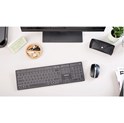 Cherry KW 9100 SLIM bežična/BT tipkovnica, AES-128 enkripcija, crna