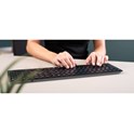 Cherry KW 9100 SLIM bežična/BT tipkovnica, AES-128 enkripcija, crna