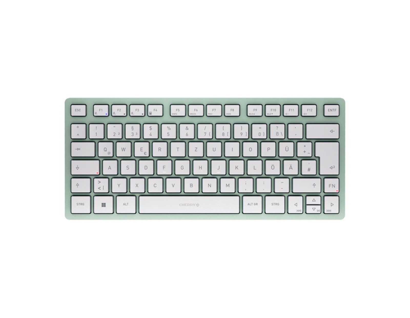 Cherry KW 7100, bežična BT tipkovnica, mint zelena